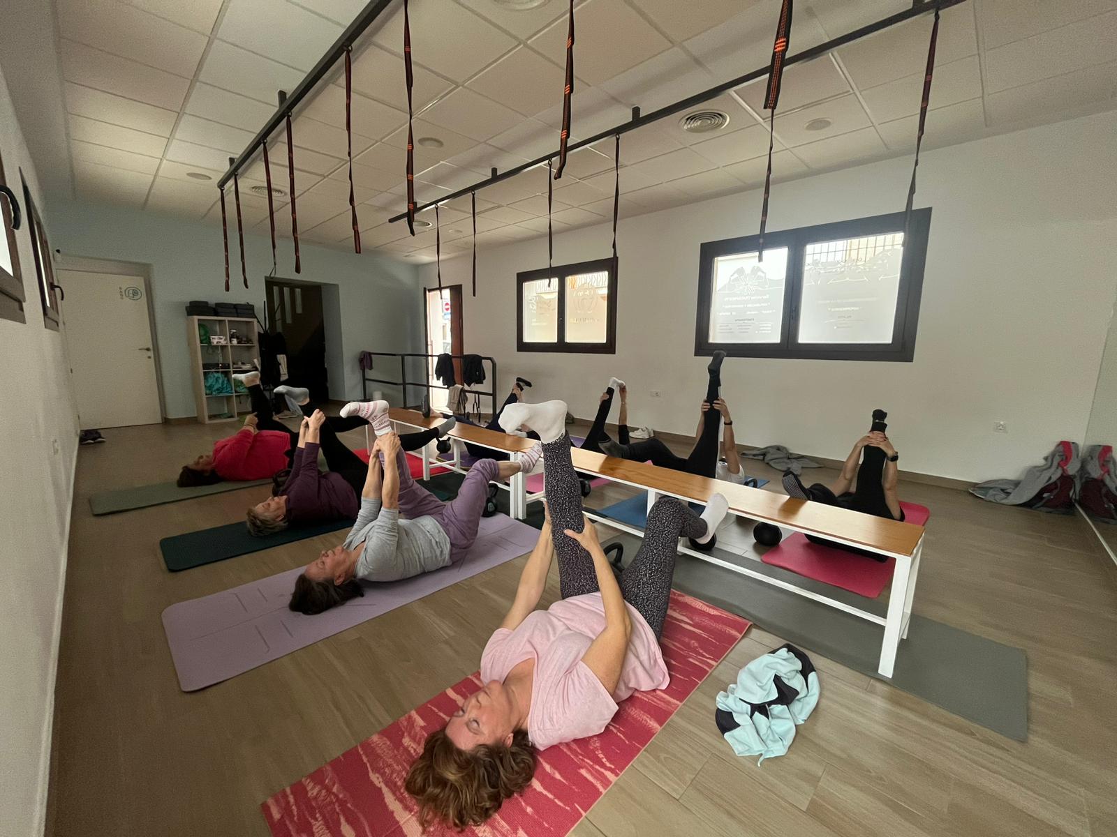 Pilates Aéreo con telas