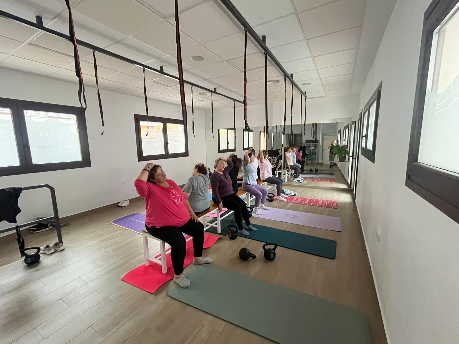 Pilates Aéreo con telas